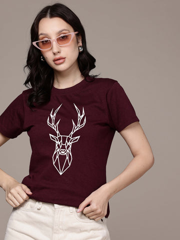 Half Sleeve Womens Regular T-Shirt