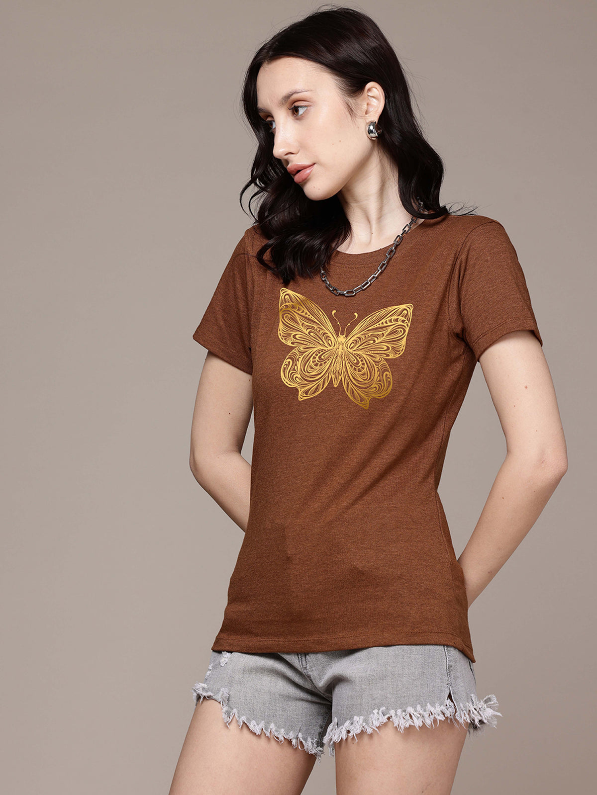 Half Sleeve Womens Regular T-Shirt