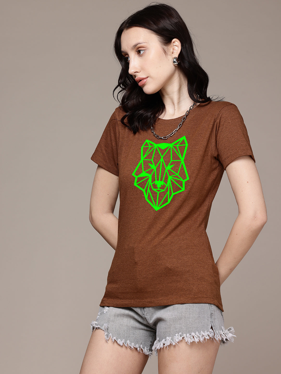 Half Sleeve Womens Regular T-Shirt