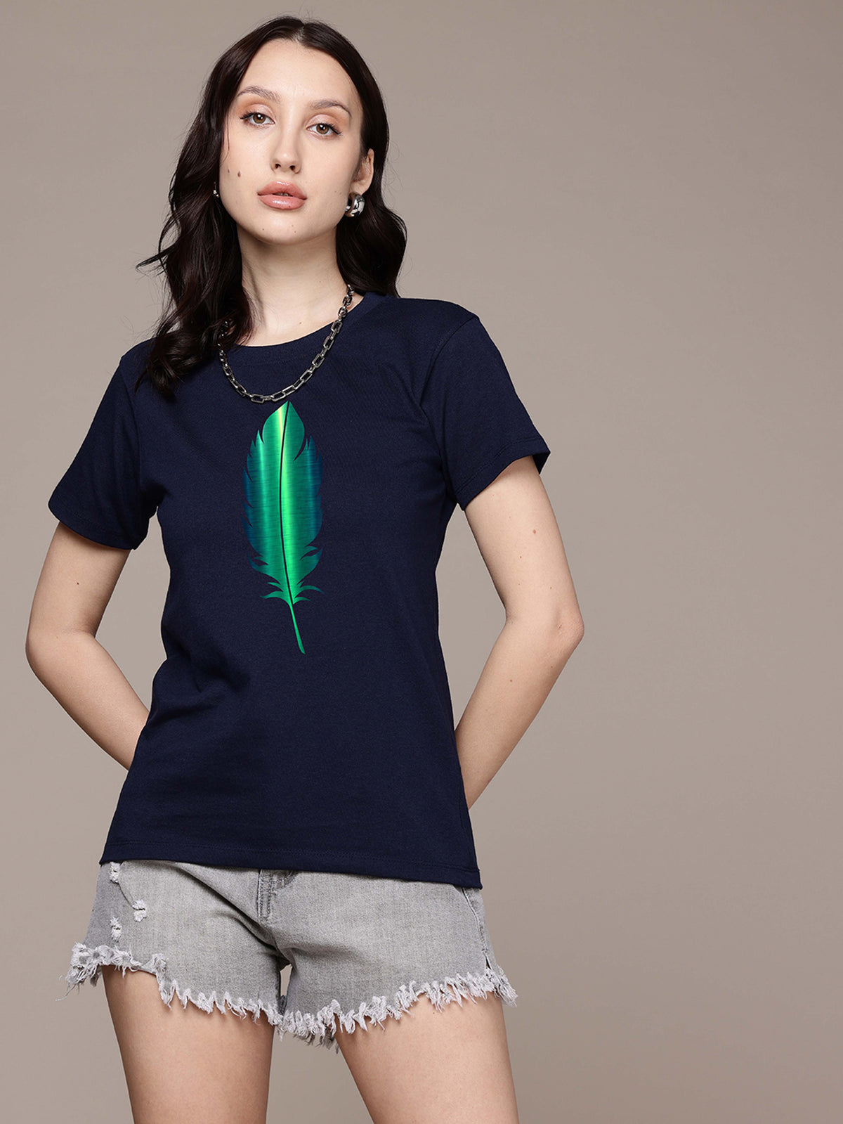Half Sleeve Womens Regular T-Shirt