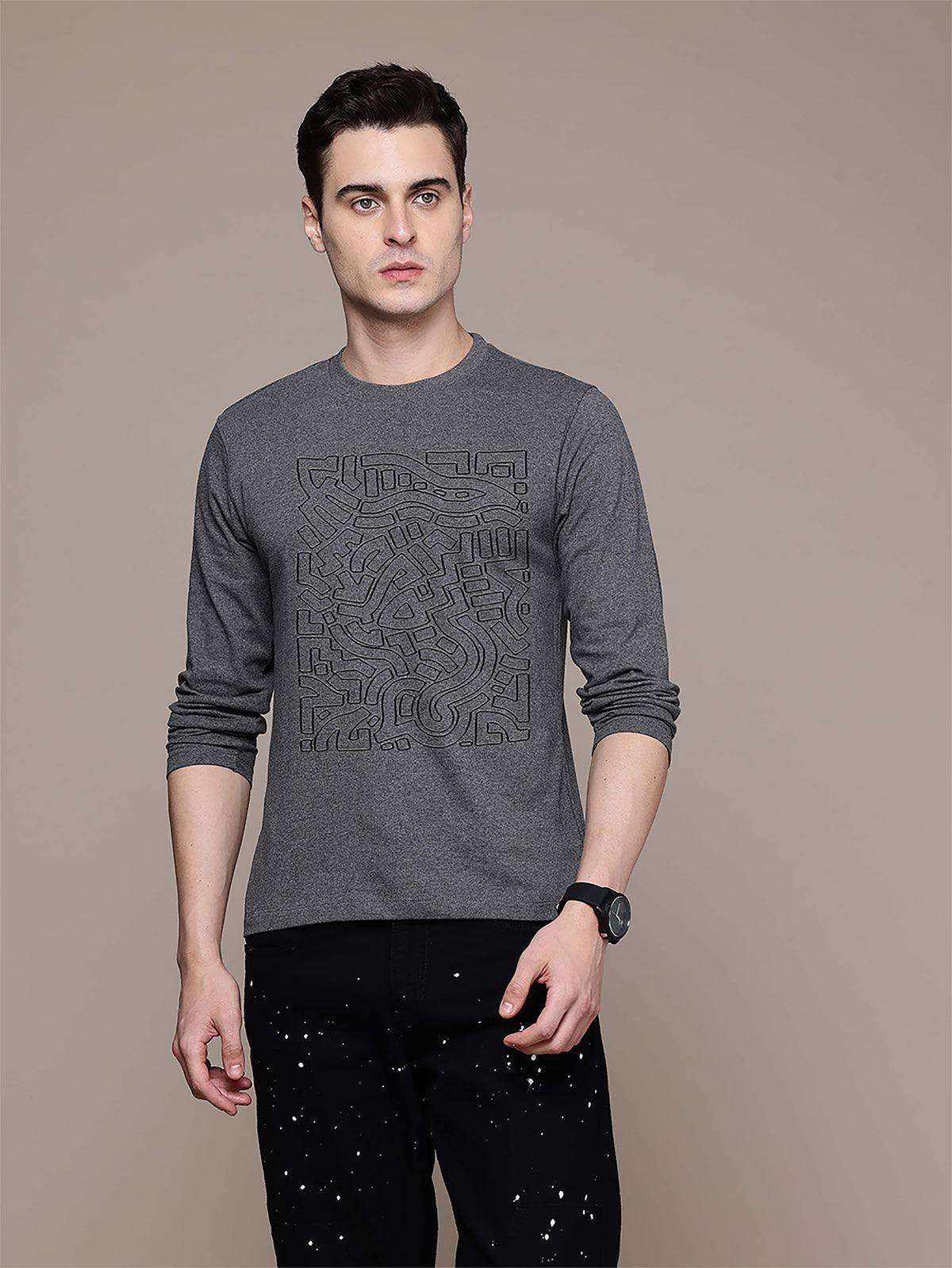 Mens Graphic Long Sleeve
