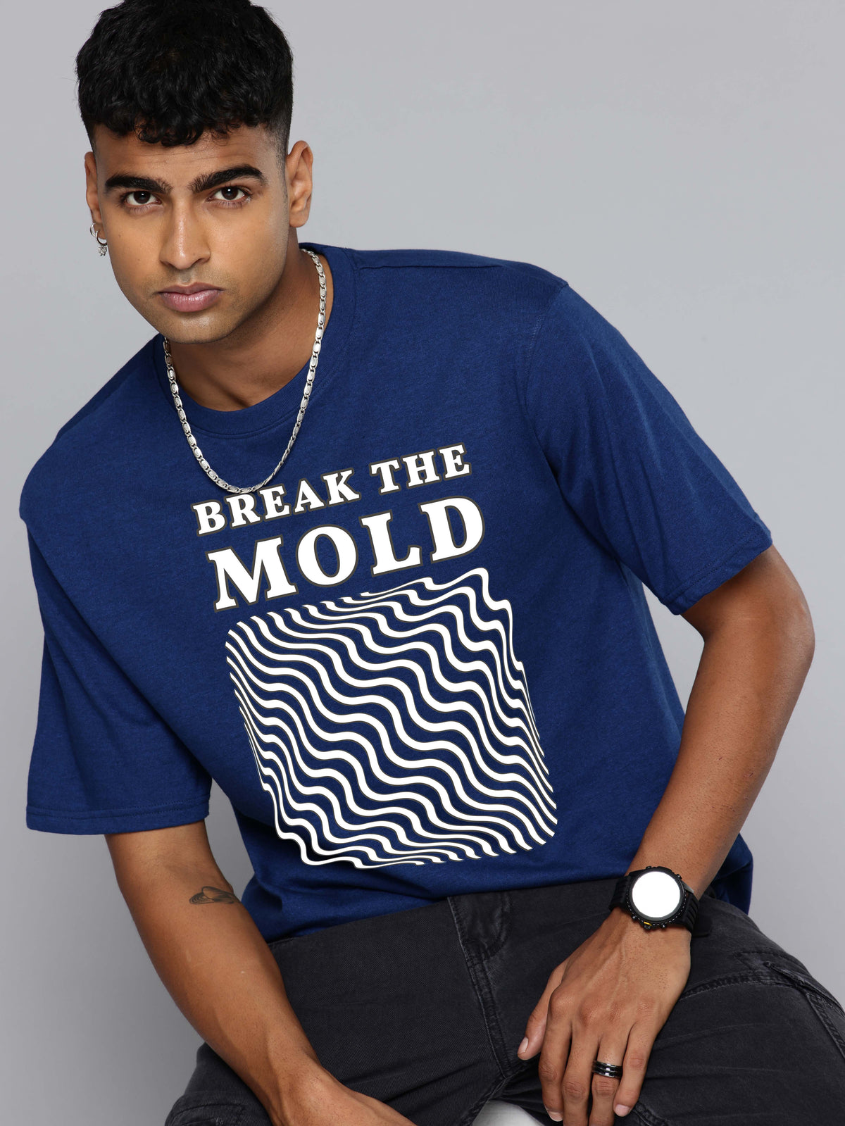 Graphic Oversized Break The Mold Print Tshirt