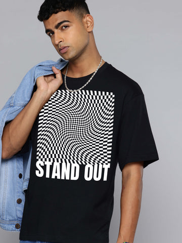 Graphic Oversized Stand Out Print Tshirt