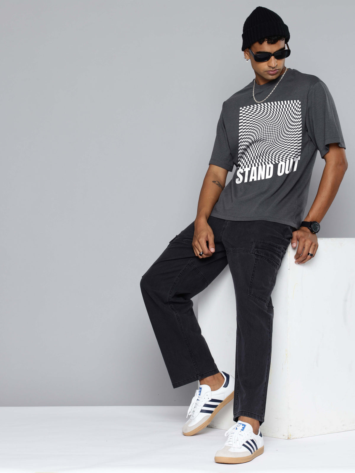 Graphic Oversized Stand Out Print Tshirt