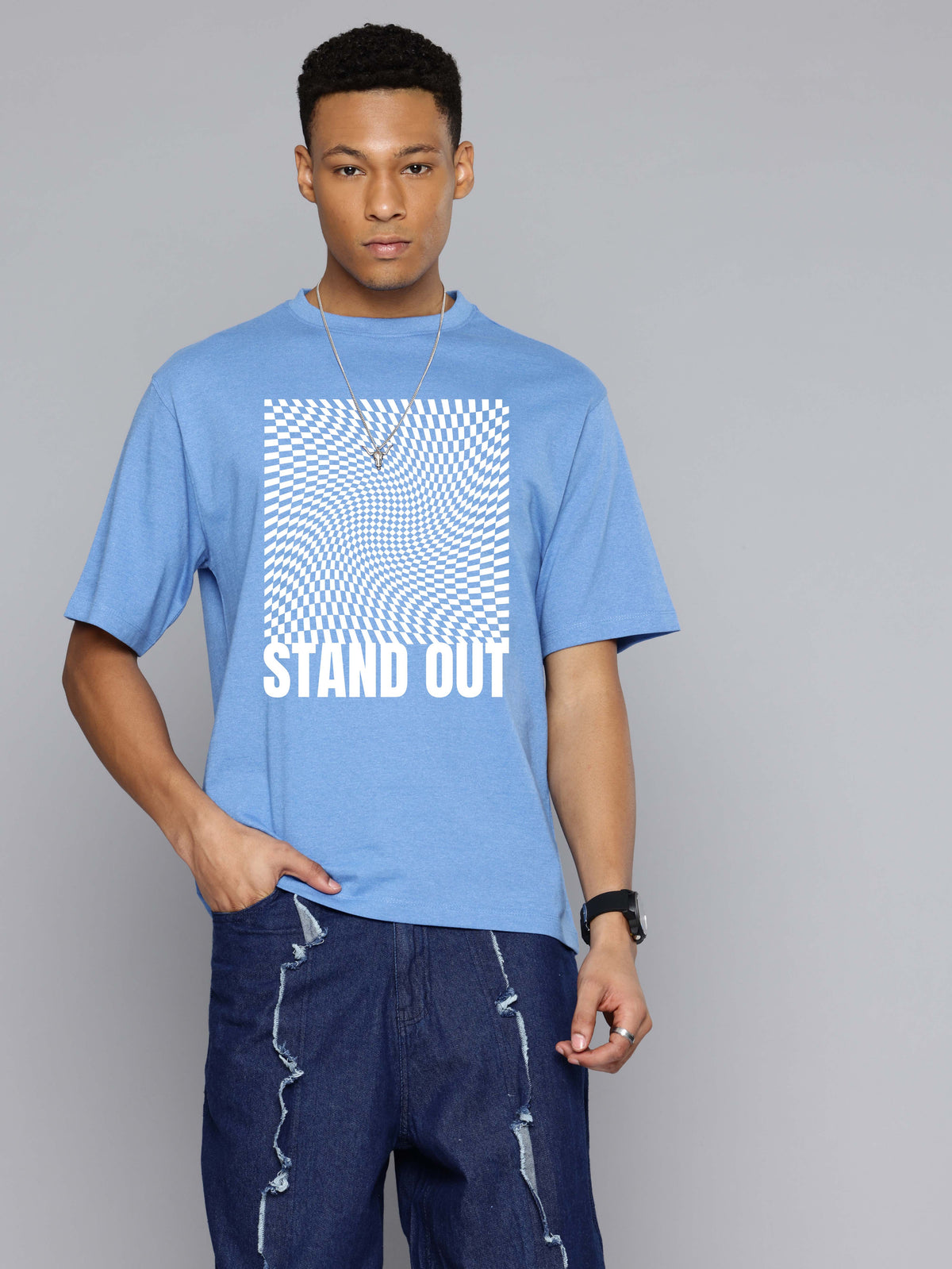Graphic Oversized Stand Out Print Tshirt