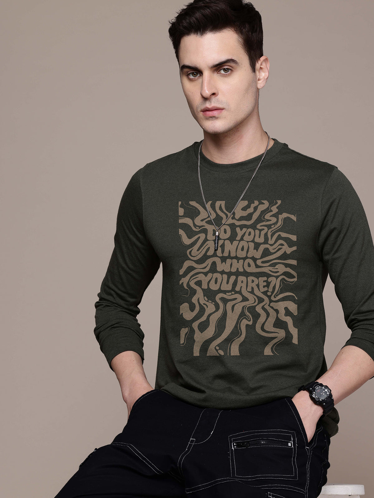 Mens Graphic Long Sleeve