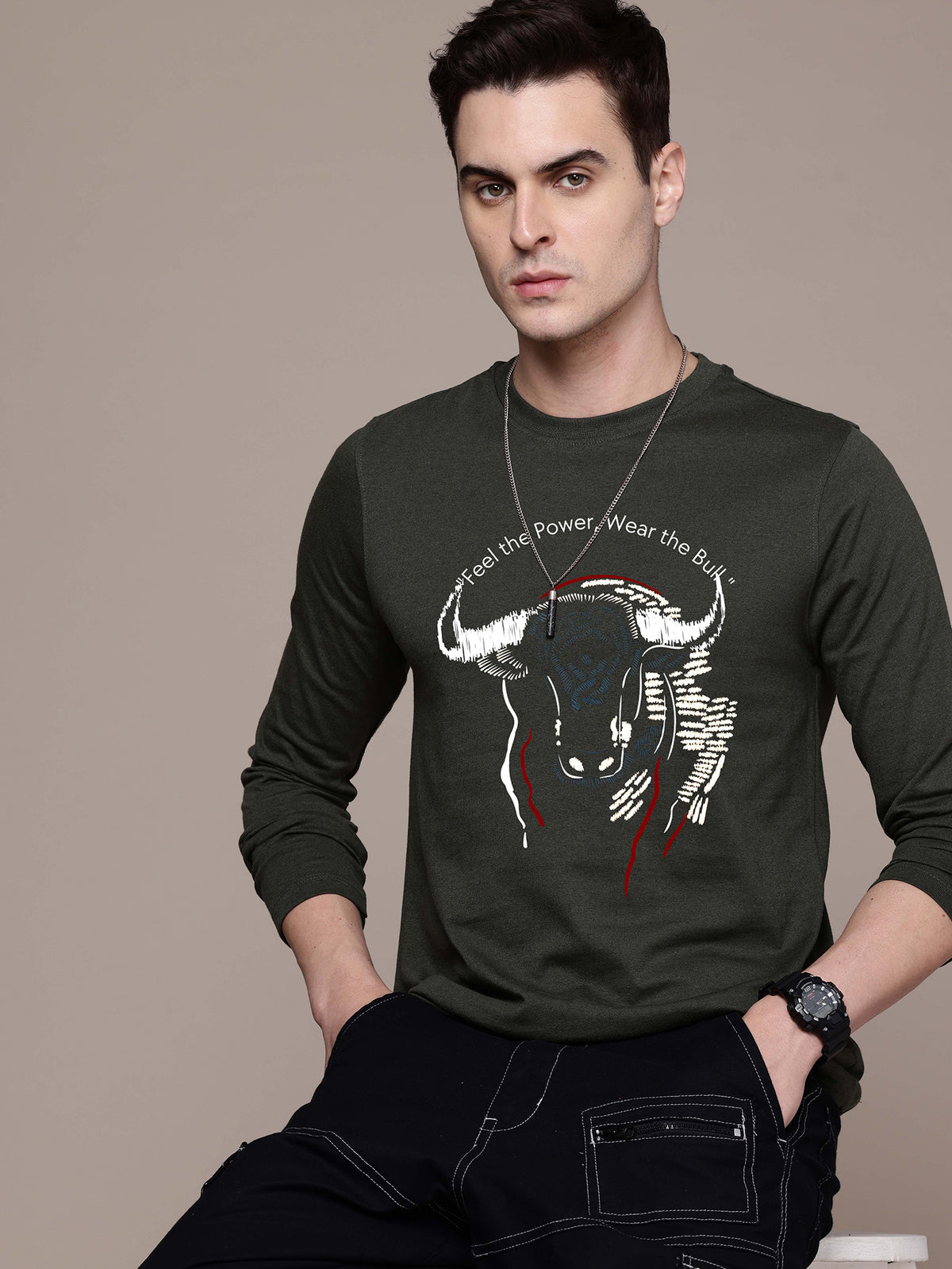 Mens Graphic Long Sleeve