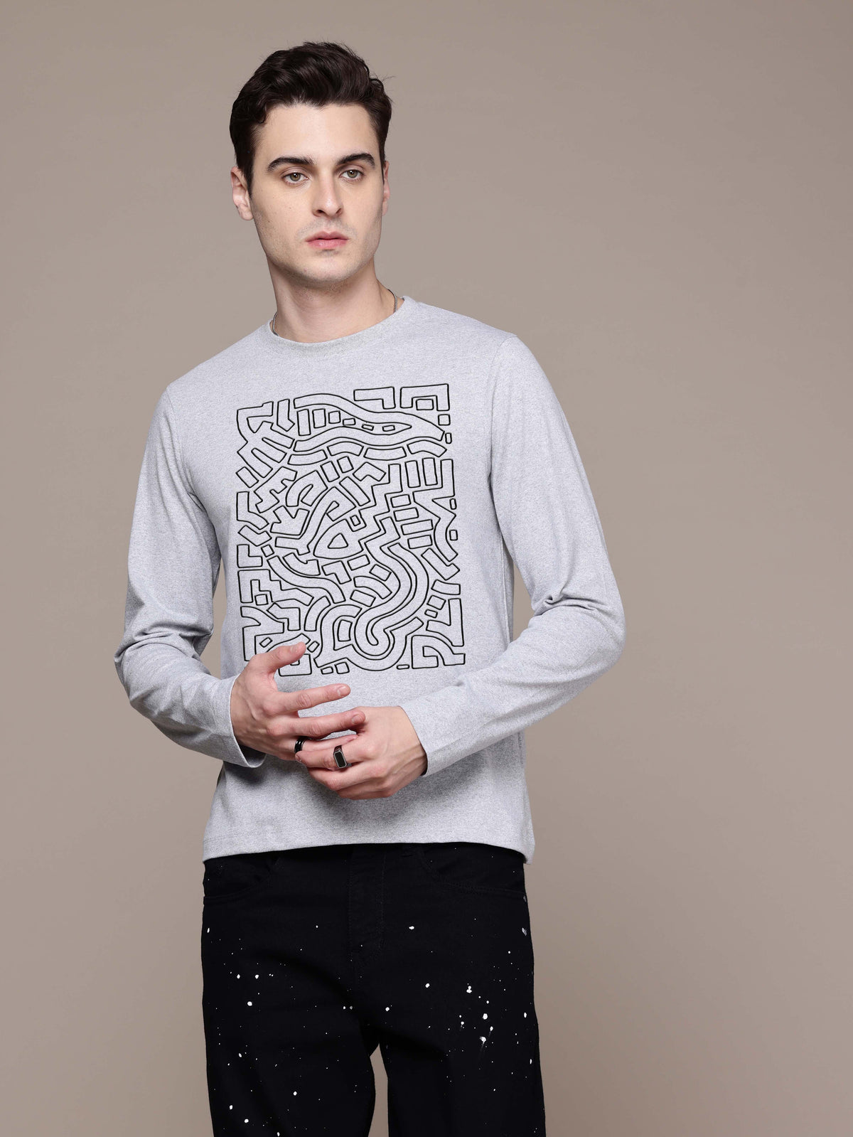 Mens Graphic Long Sleeve