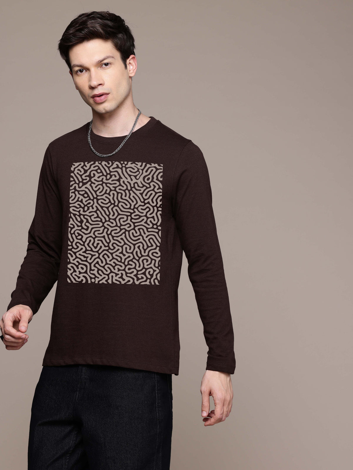 Mens Graphic Long Sleeve T-Shirts