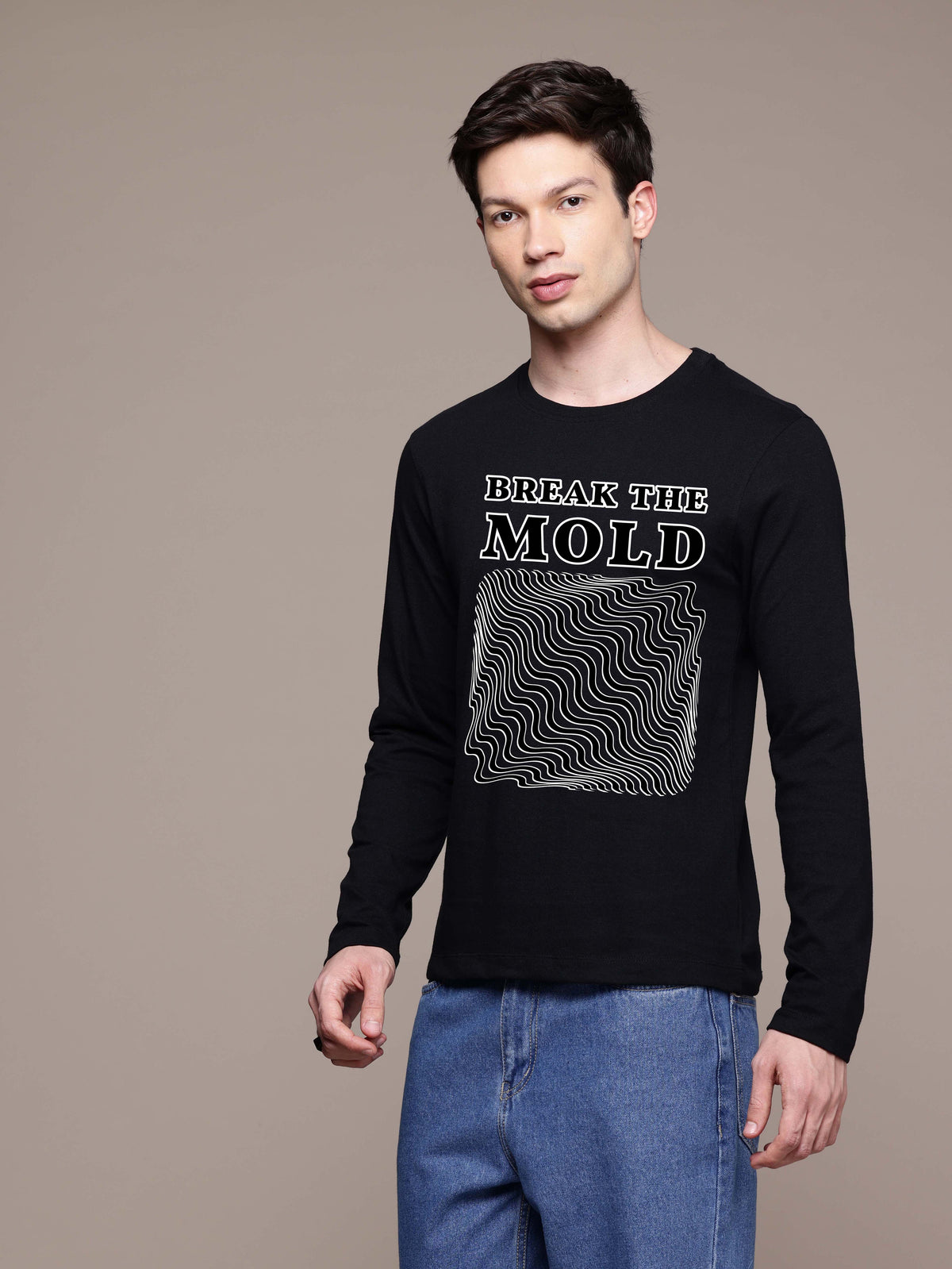 Mens Garphic Long Sleeve T-Shirts