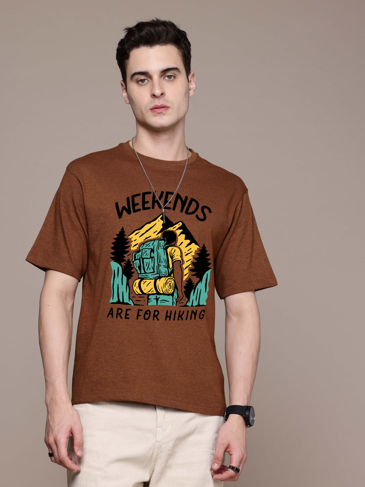 Graphic Oversized Weekends Tshirt