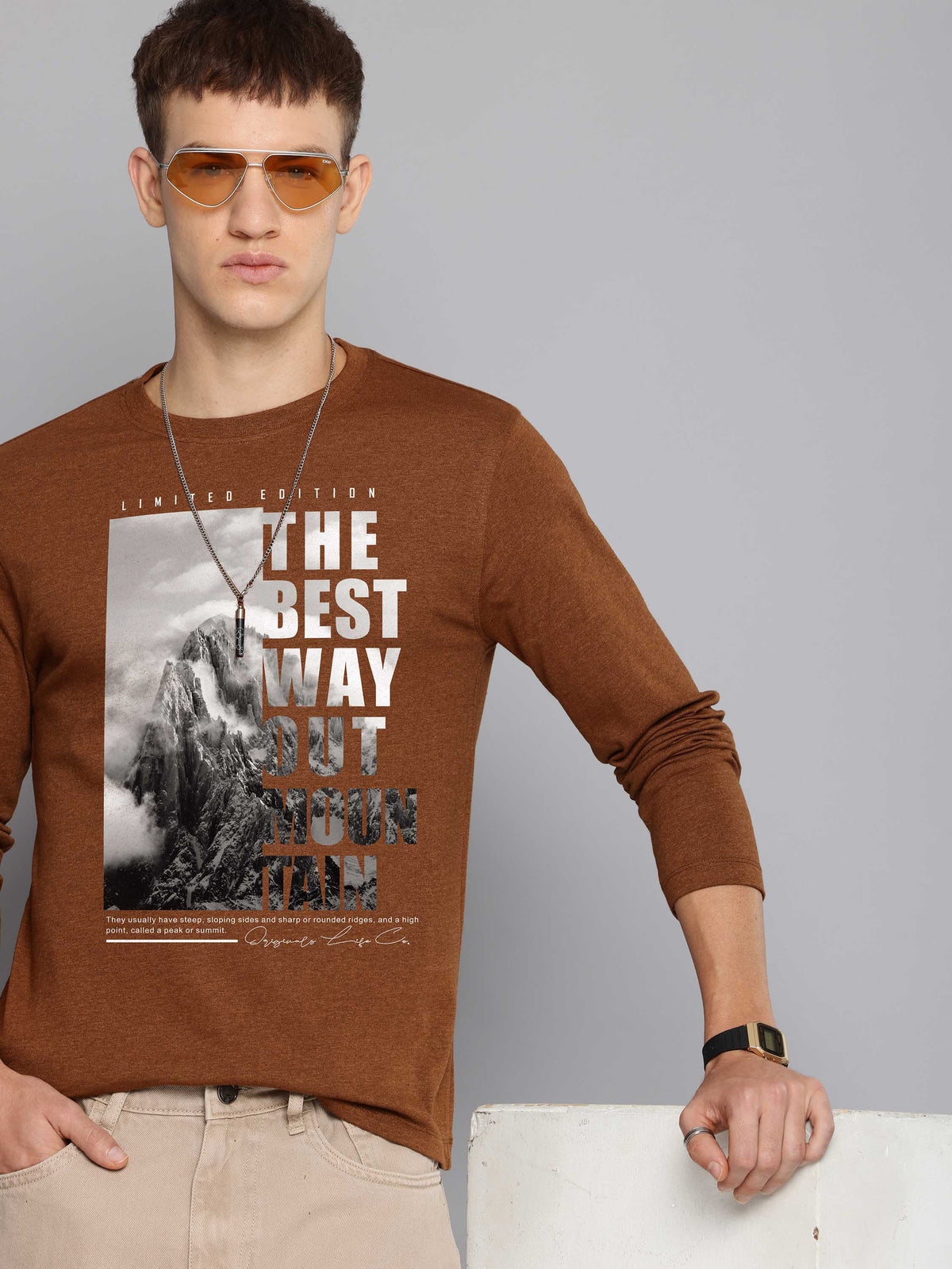 Mens Graphic Long Sleeve