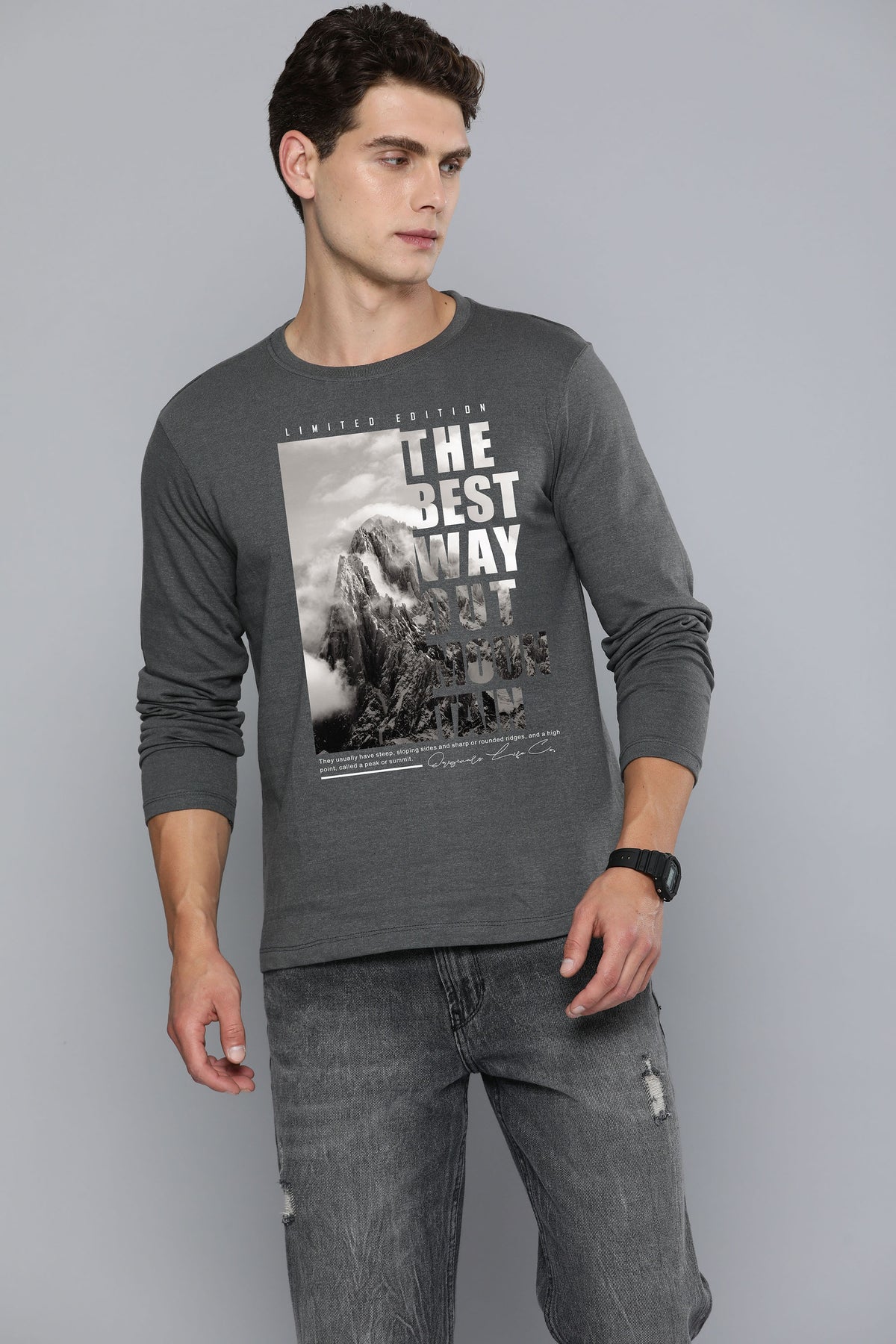 Mens Graphic Long Sleeve