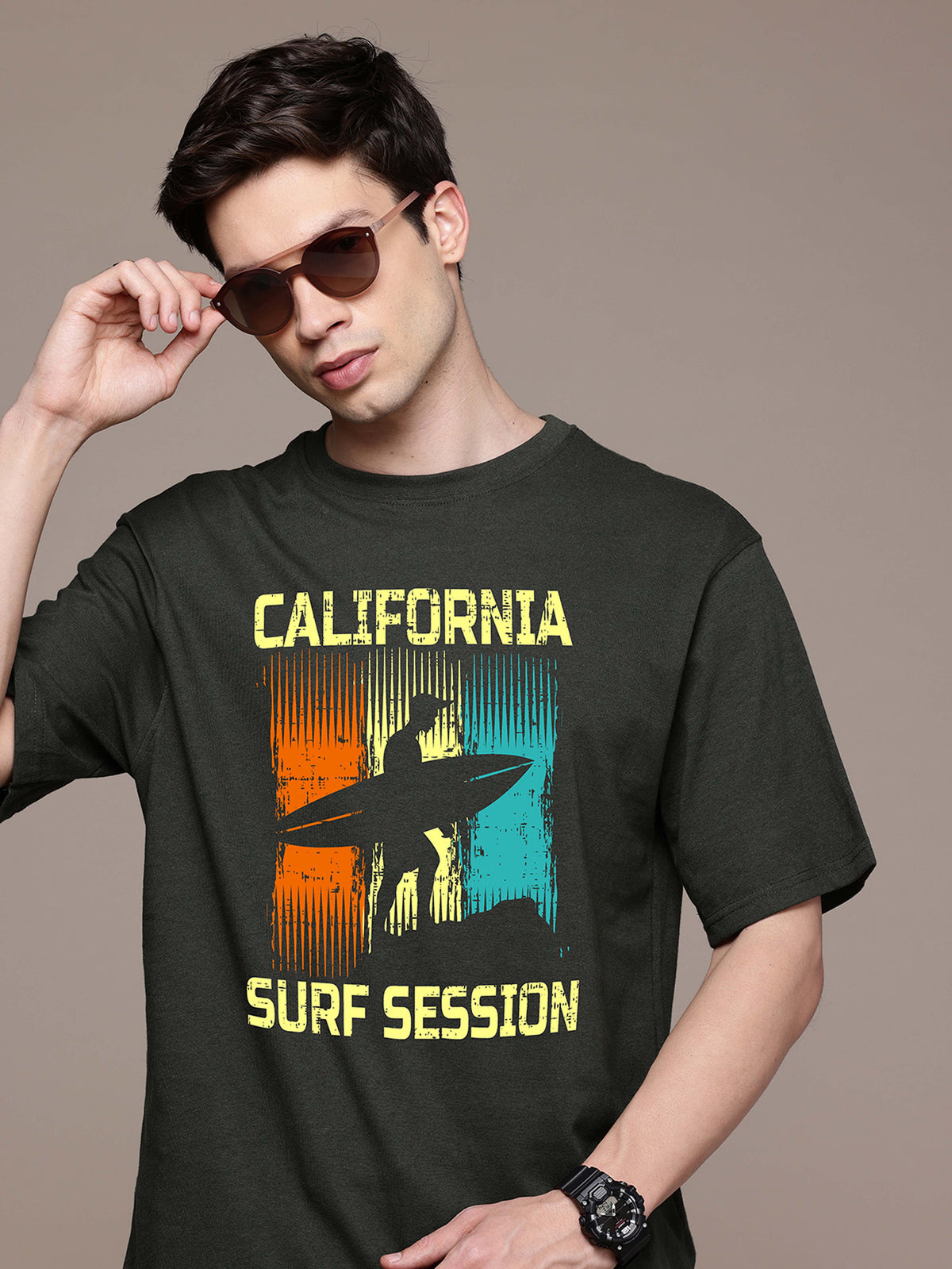 Graphic Oversized California Tshirt