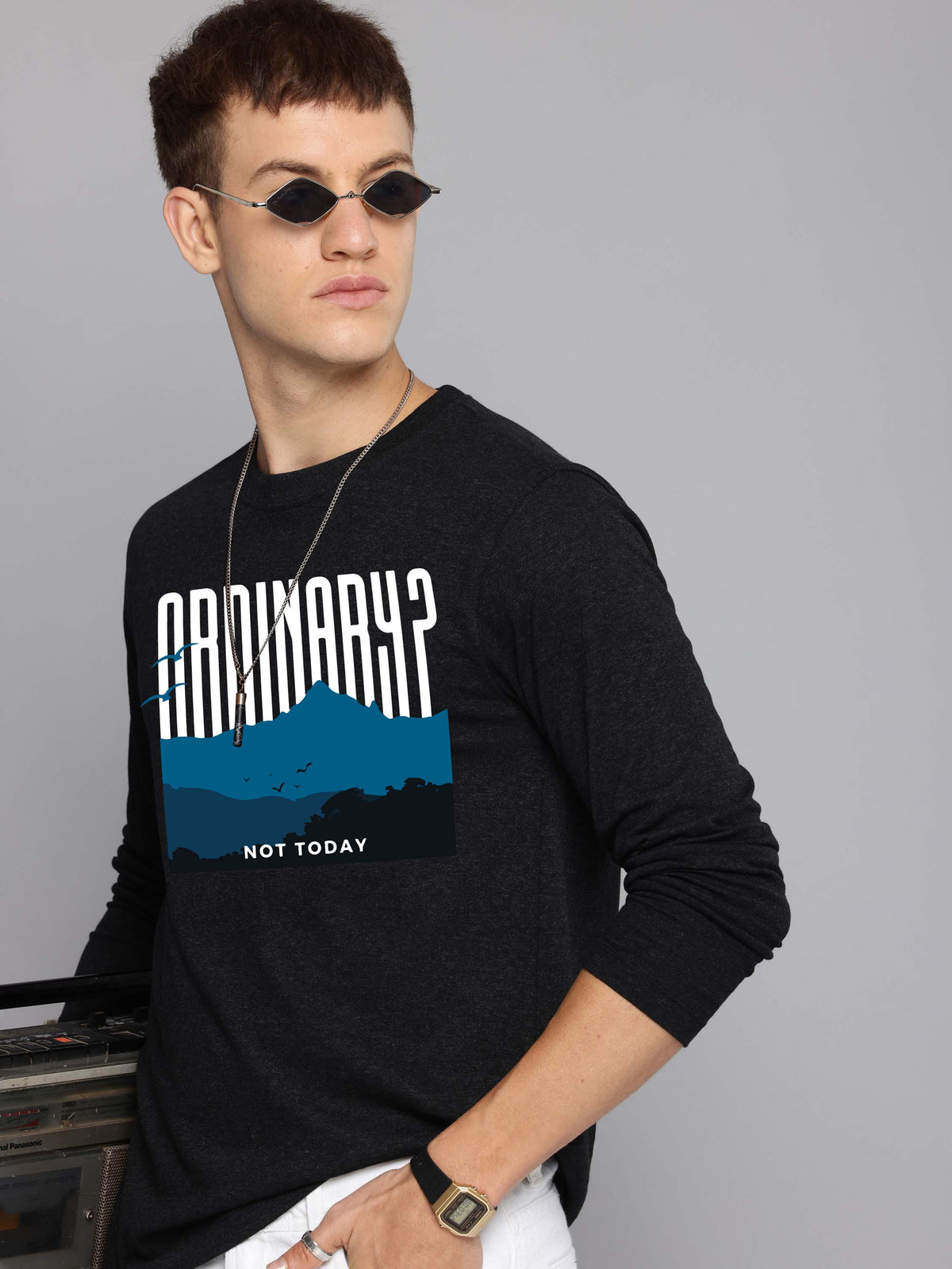 Mens Graphic Long Sleeve