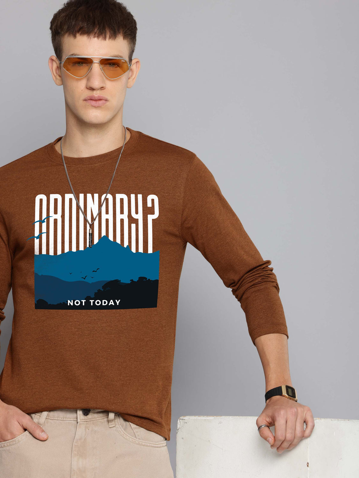 Mens Graphic Long Sleeve