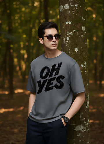 Graphic Oversized Oh yes Tshirt