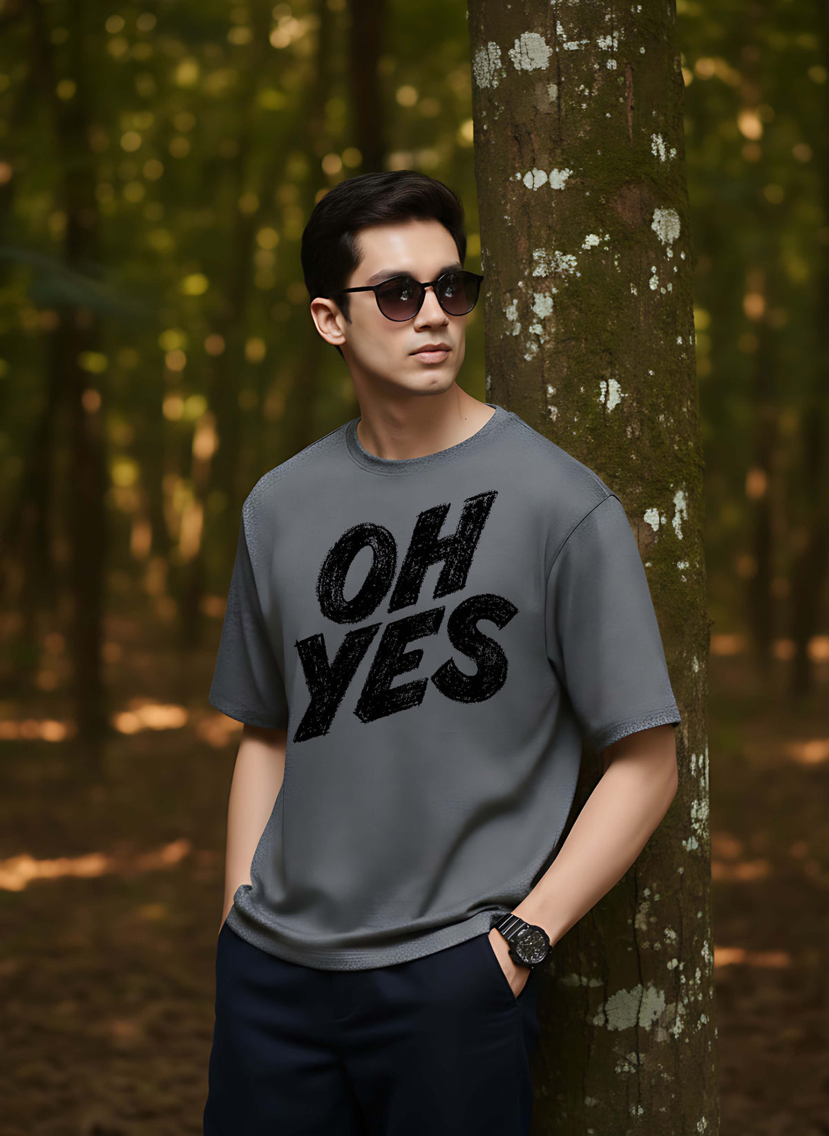 Graphic Oversized Oh yes Tshirt