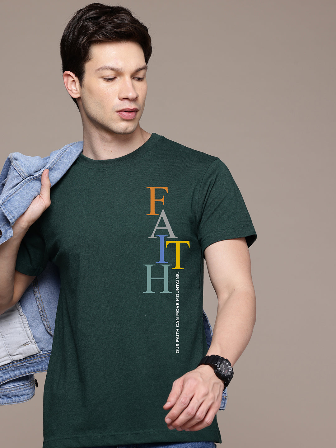 Mens Graphic Regular Half Sleeve T-Shirts