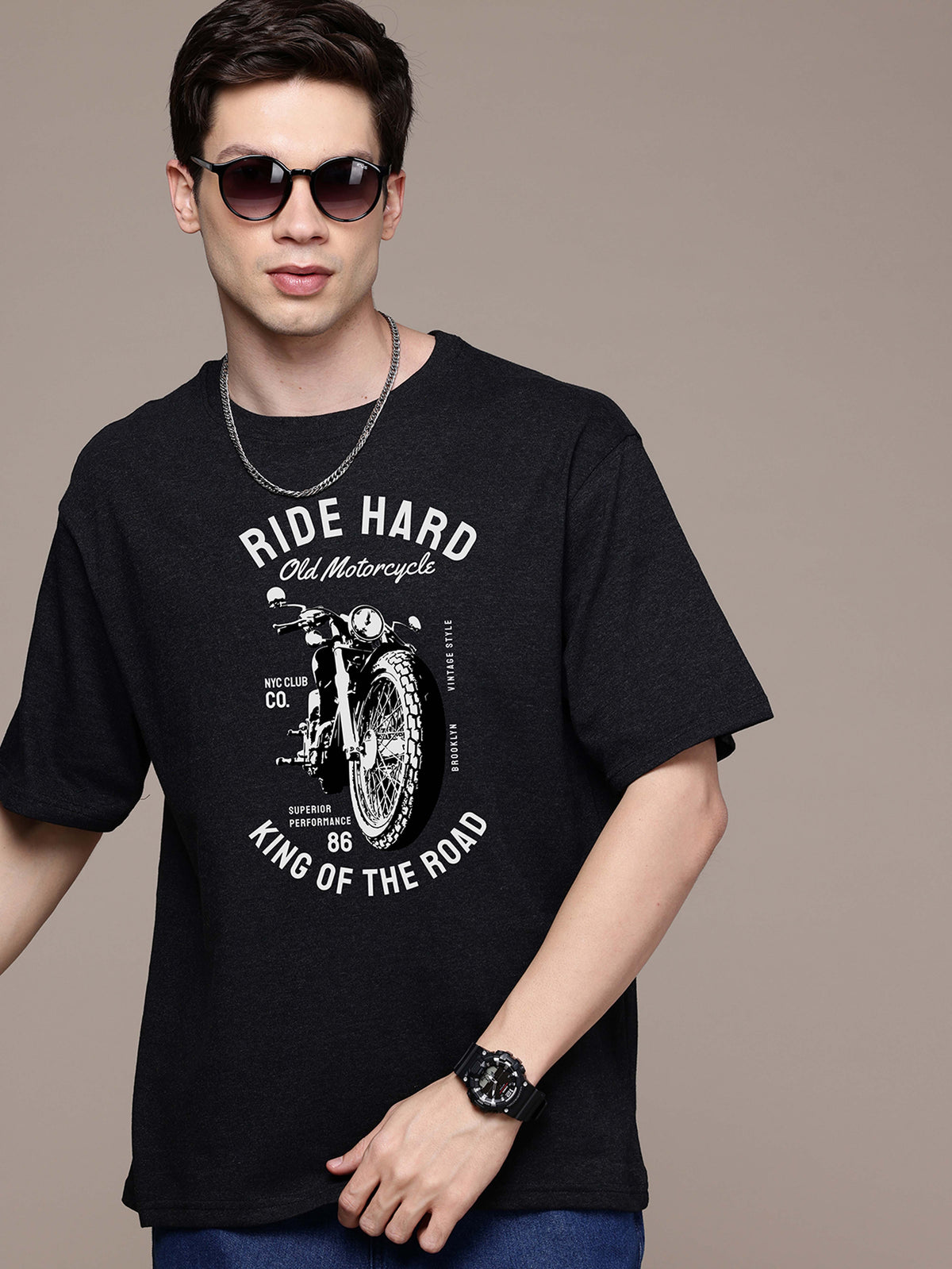 Graphic Oversized Bike Tshirt