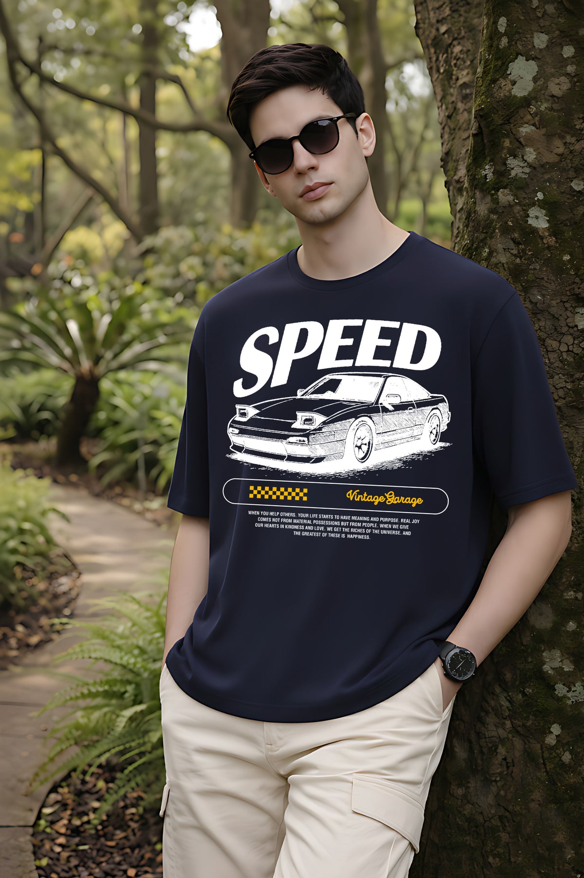 Graphic Oversized Speed Tshirt