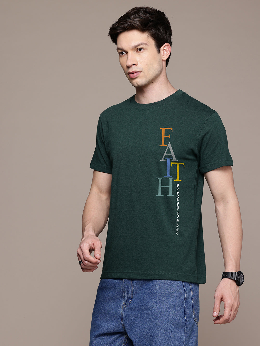 Mens Graphic Regular Half Sleeve T-Shirts
