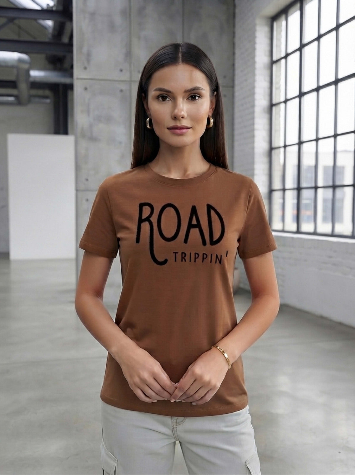 Half Sleeve Womens Regular T-Shirt