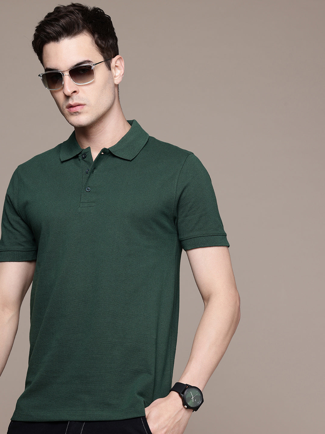 Bottle Green Polo T-Shirt
