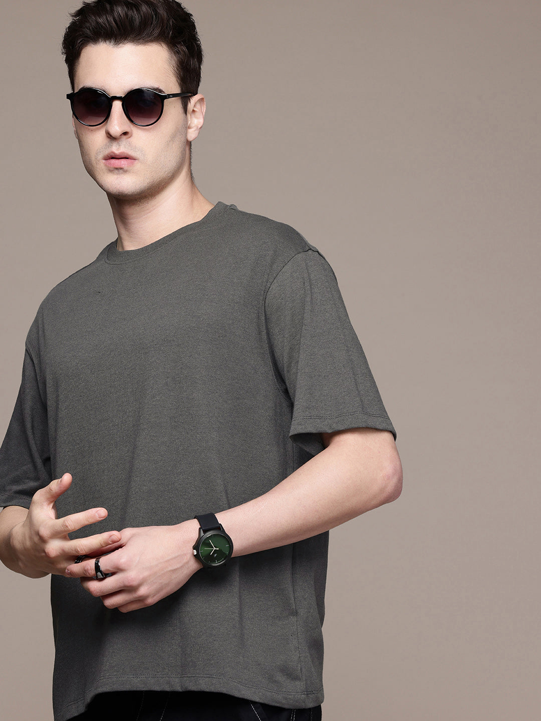 Oversized Steel Grey T-Shirt