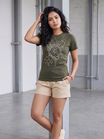 Half Sleeve Womens Regular T-Shirt