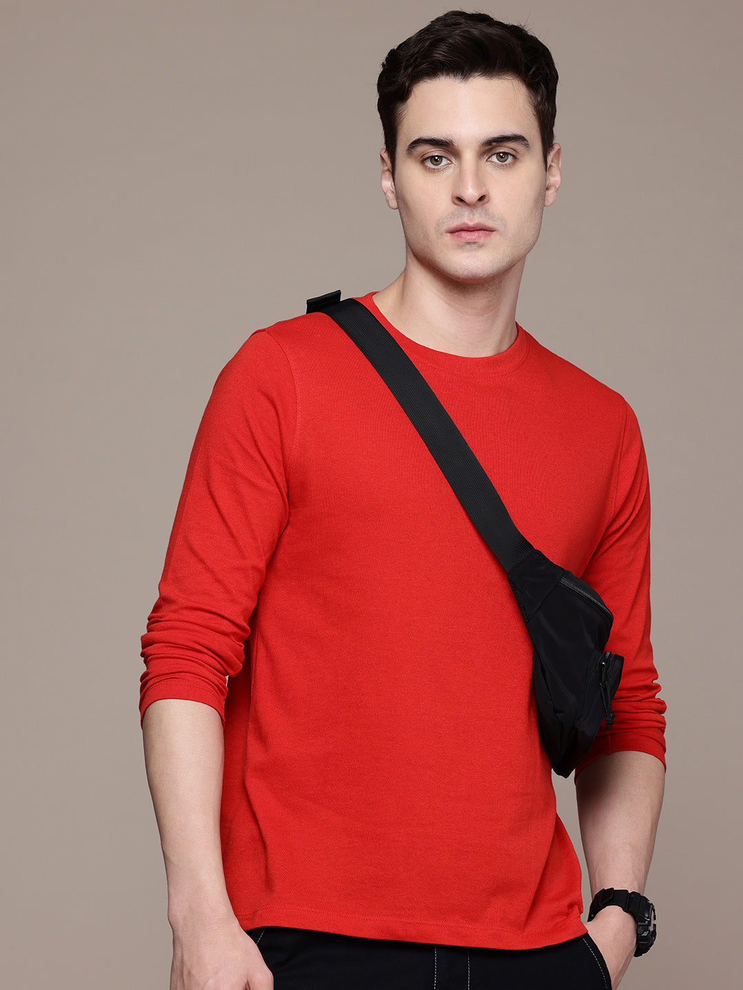 Long Sleeve Red T-Shirt