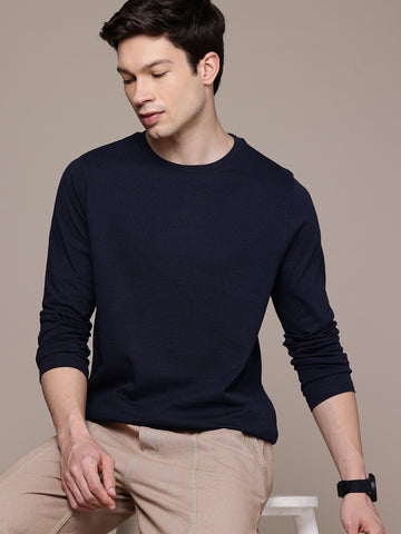 Long Sleeve Navy T-Shirt