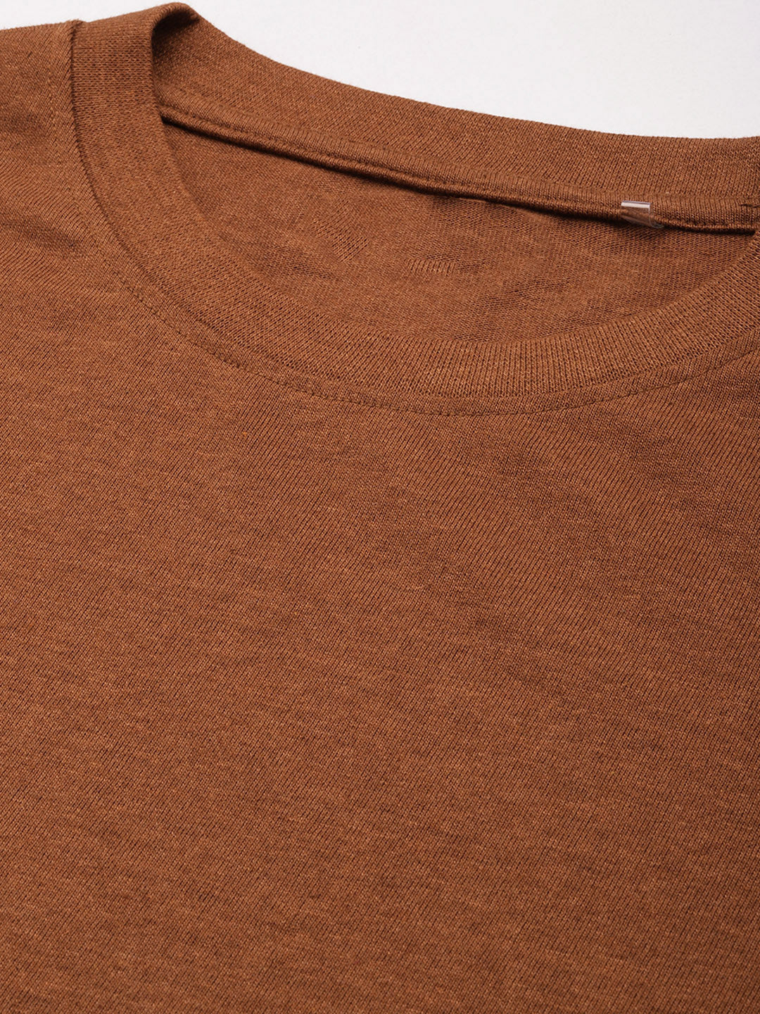 Long Sleeve Mustard Brown T-Shirt