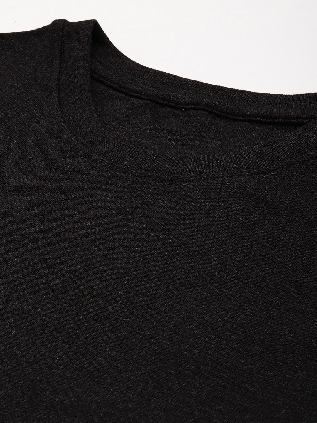 Mens Regular Charcoal Melange T-Shirt