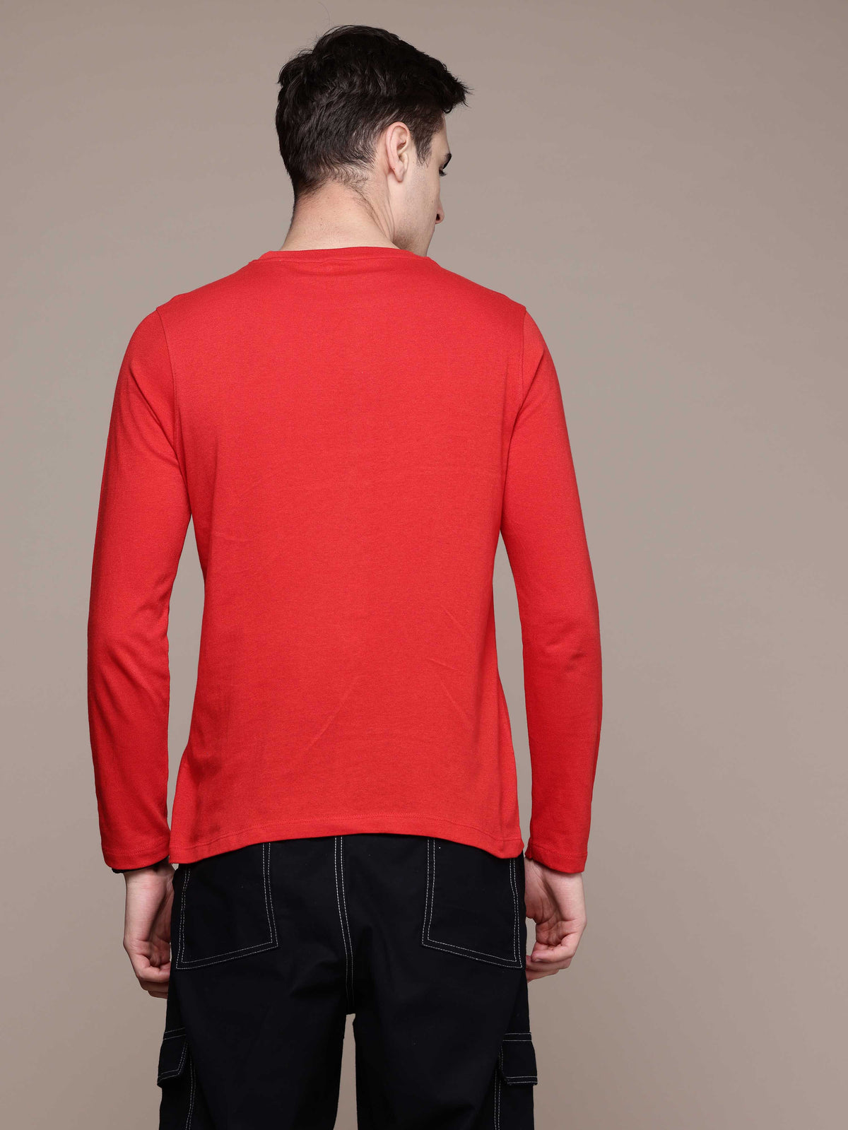 Mens Long Sleeve Red