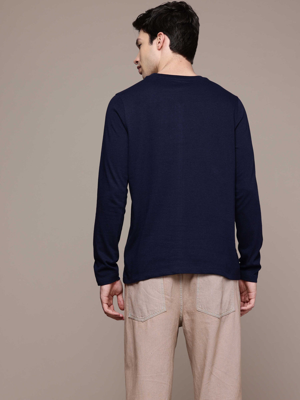 Mens Long Sleeve Navy