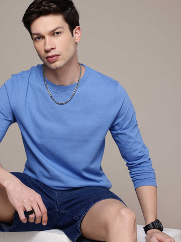 Mens Long Sleeve Sky Blue