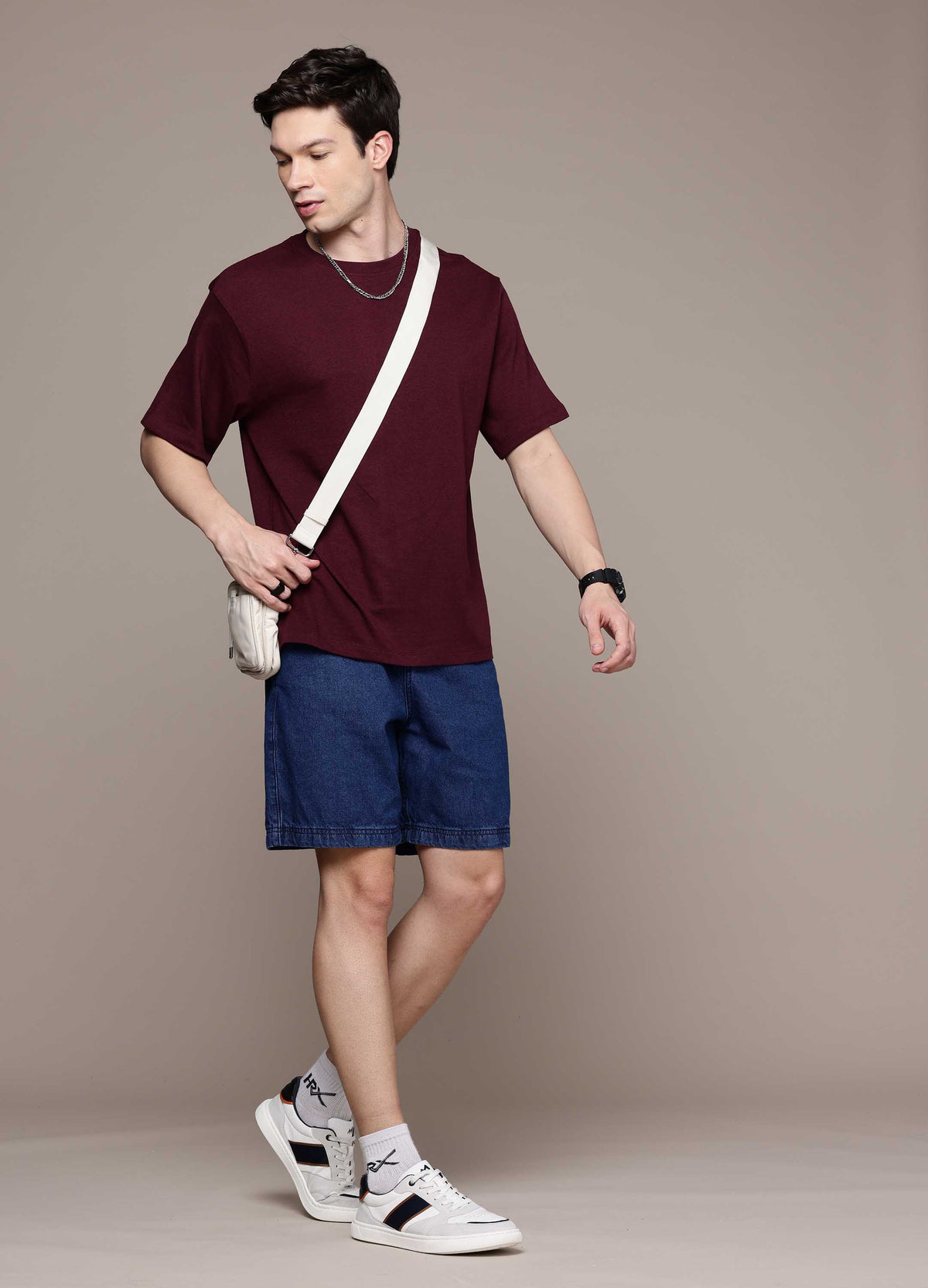 Burgundy Oversized Tees