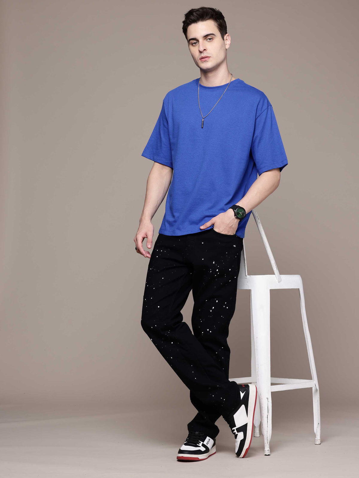 Royal Blue Oversized Tees