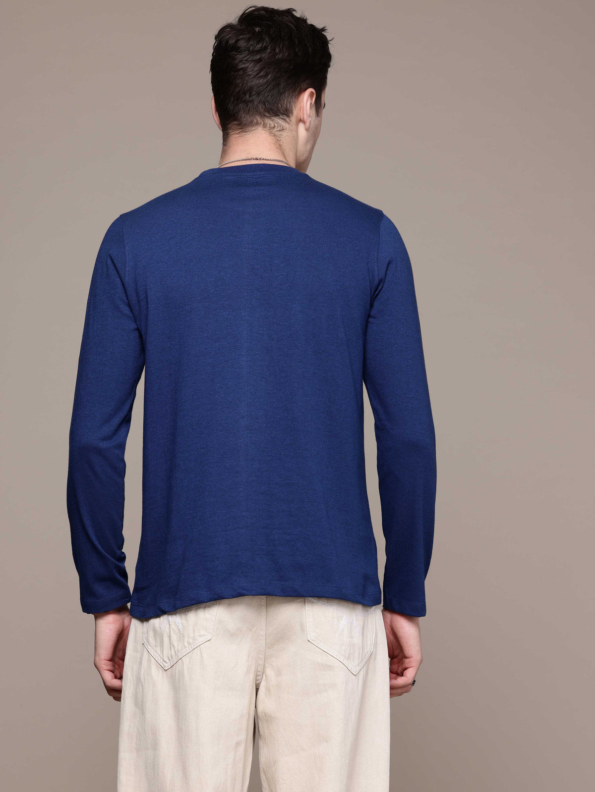 Long Sleeve Airforce Blue  T-Shirt