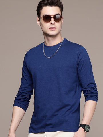 Long Sleeve Airforce Blue  T-Shirt
