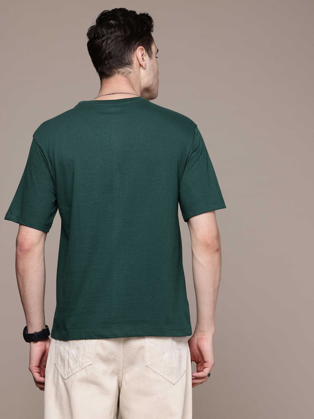 Bottle Green Oversized Tees
