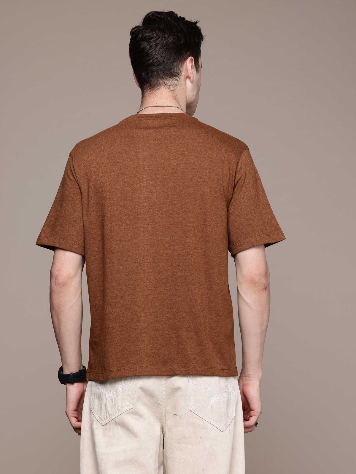 Mustard Brown Oversized Tees