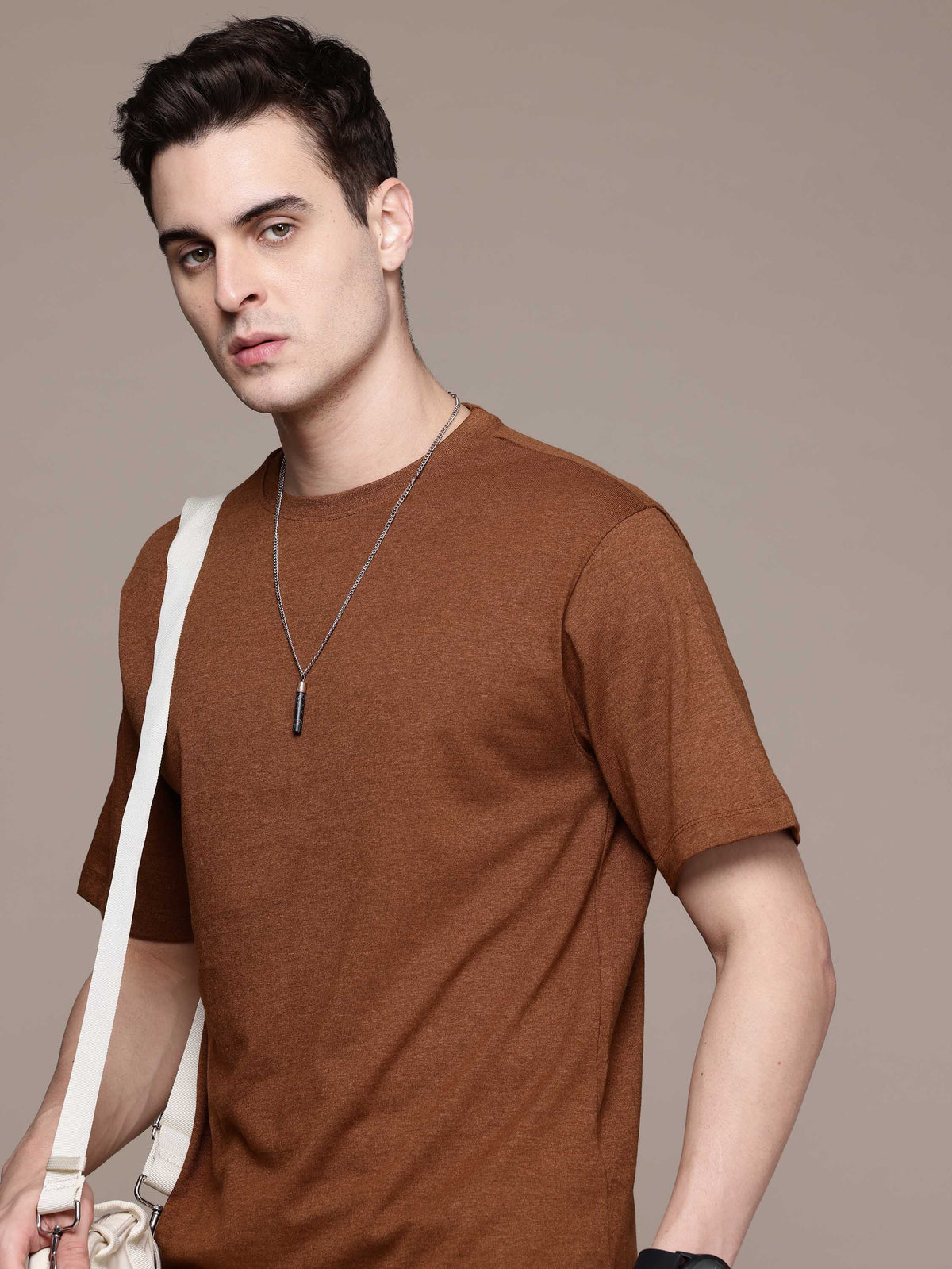Mustard Brown Oversized Tees