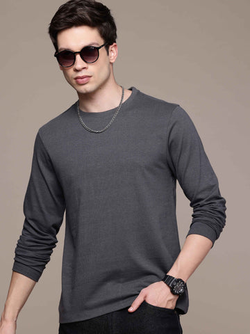 Mens Long Sleeve Steel Grey
