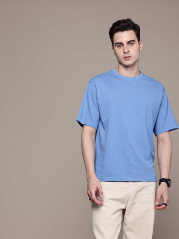 Sky Blue Oversized Tees