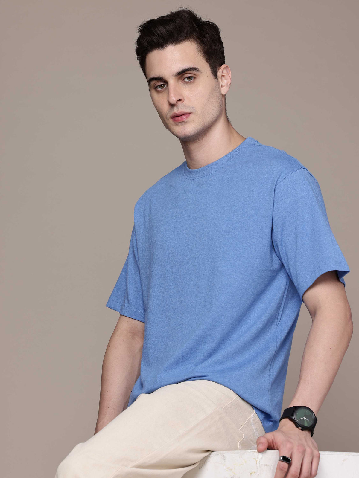 Sky Blue Oversized Tees