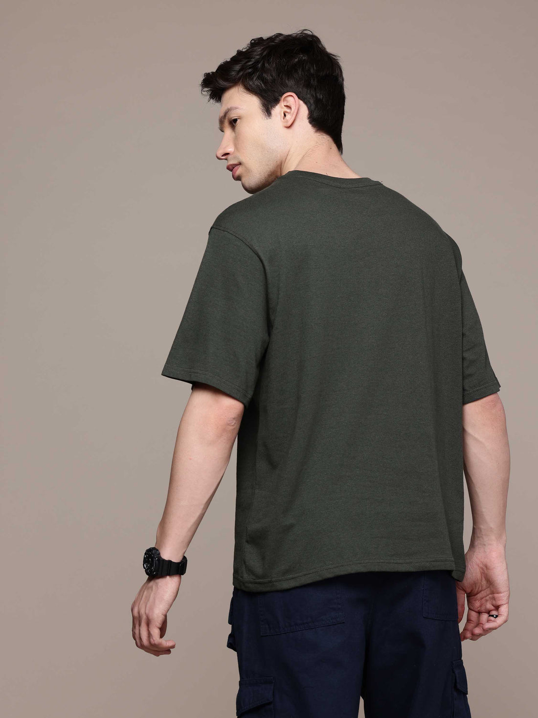 Olive Green Oversized Tees