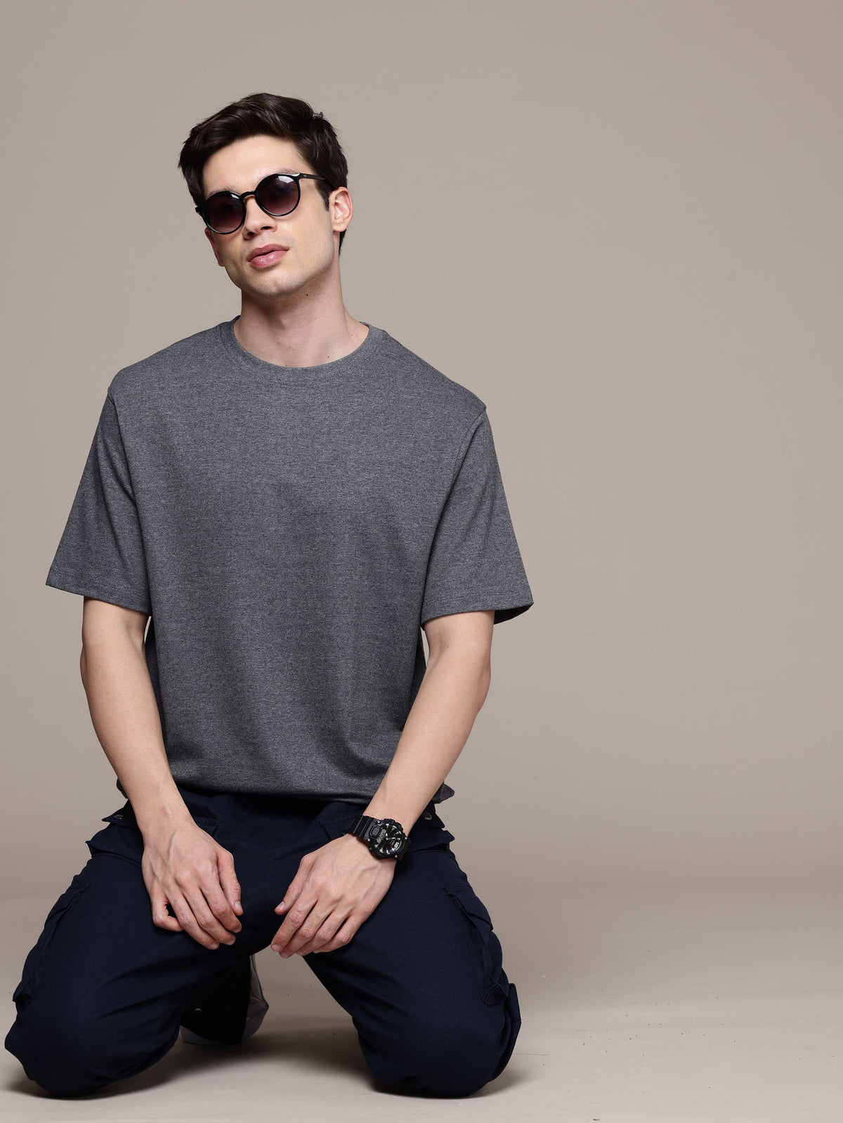 Andhra Melange Oversized Tees