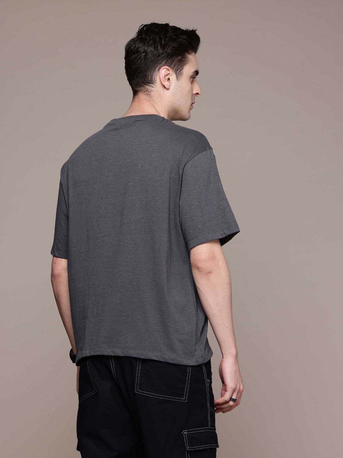 Steel Grey Oversized Tees